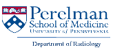 The Department of Radiology at the Perelman School of Medicine at the University of Pennsylvania Logo